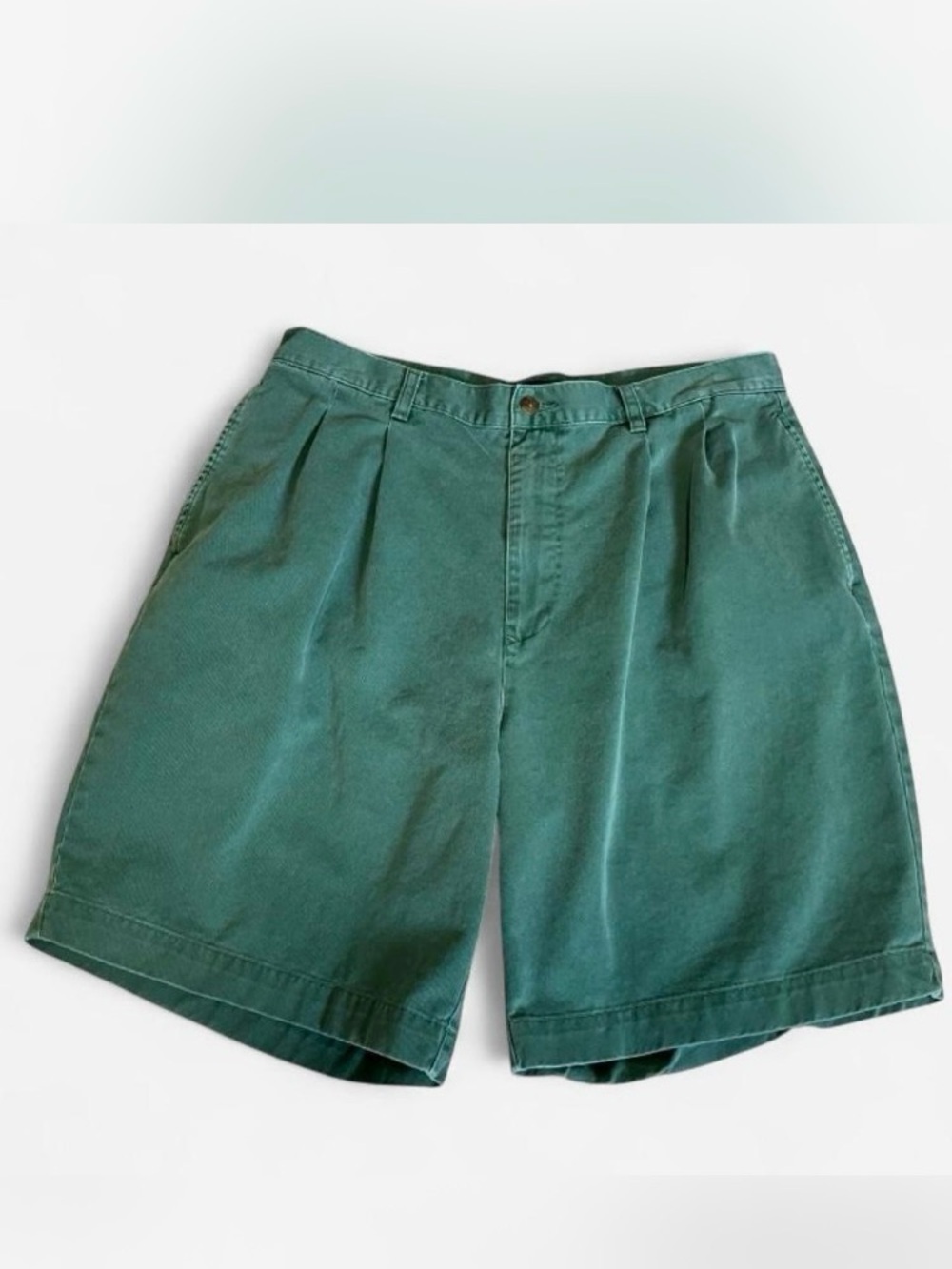 Vintage Abercrombie & Fitch 1982 Men’s Green Chino Shorts Size 36 - Picture 1 of 6